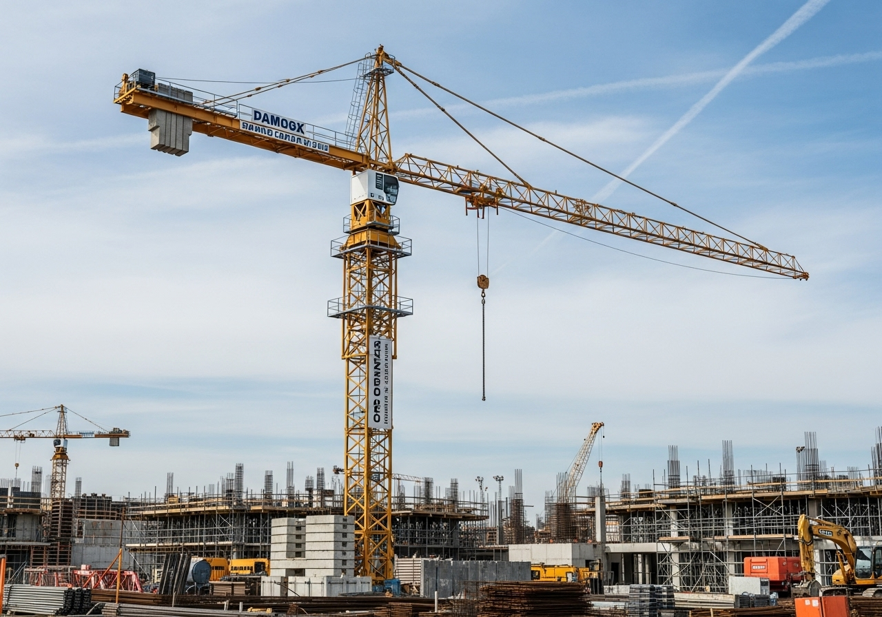 Tower Cranes for Construction - Industrial equipment MTC-Series with detailed technical specifications and certifications