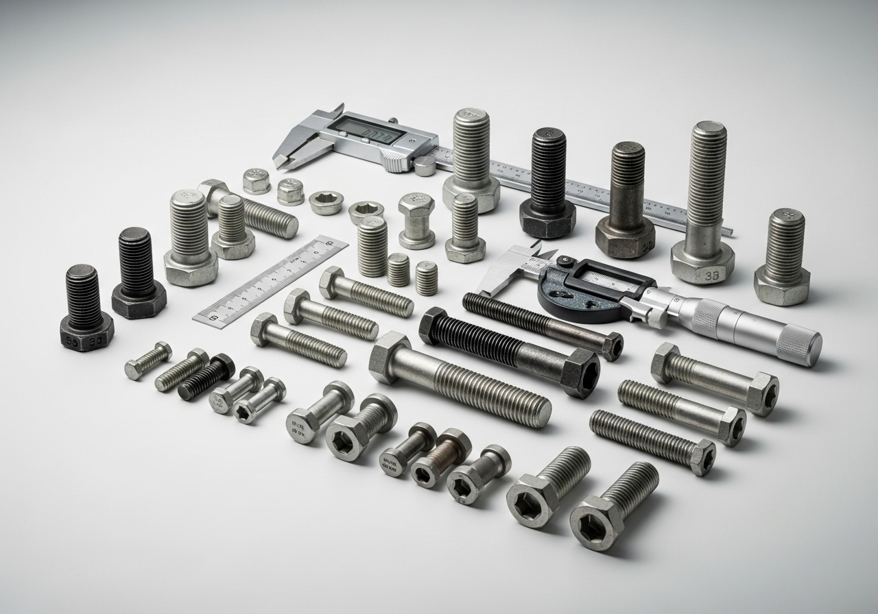 Industrial Fasteners & Bolts Collection - Industrial equipment MIF-Complete Series with detailed technical specifications and certifications
