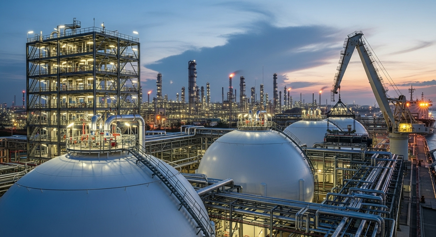 LNG/LPG Systems & Cargo Handling — Component Sourcing - We source LNG/LPG cargo handling (CHS) and fuel gas supply (FGSS) components from vetted Chinese OEM partners — Type A, B, and C tank technologies with advanced industrial fabrication capabilities