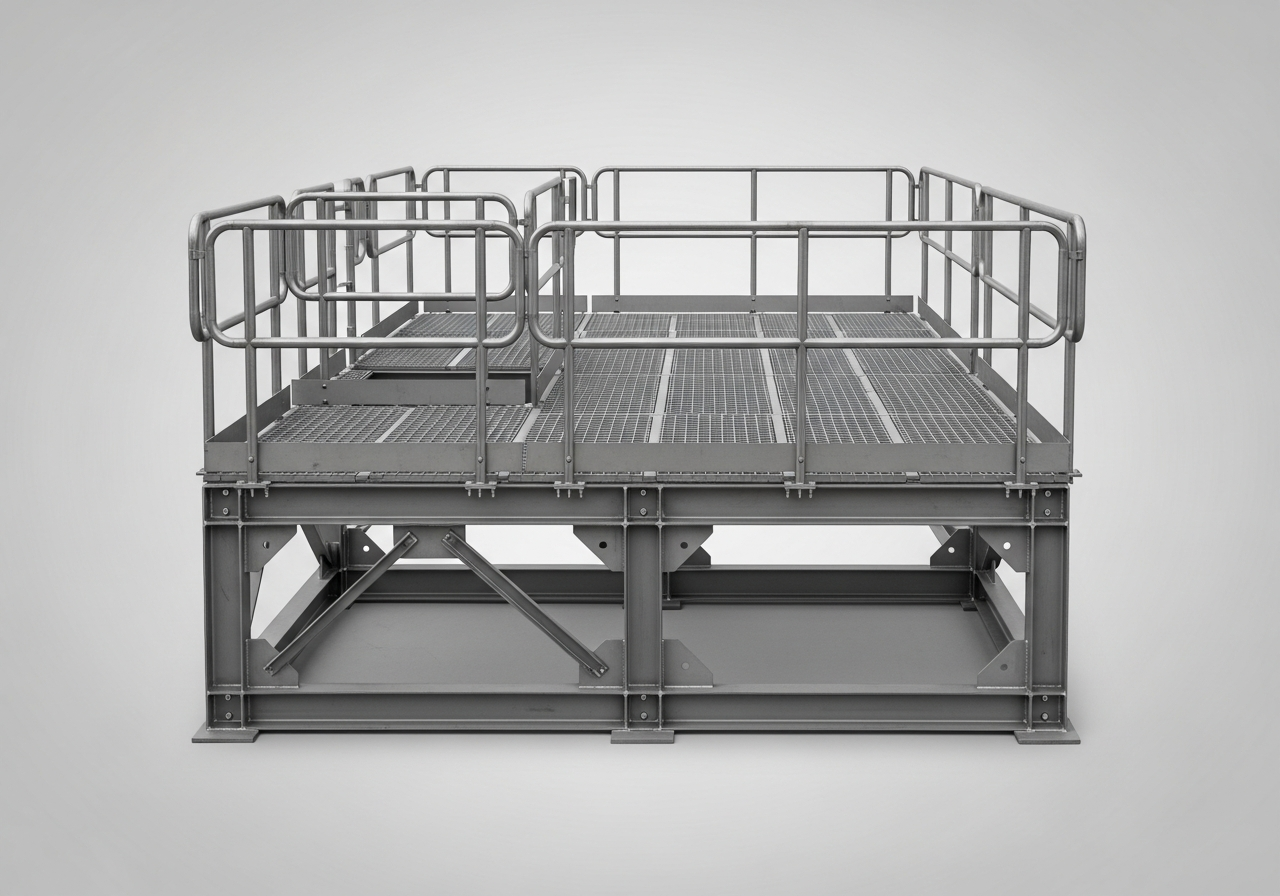 Process Plant Structural Steel & Platforms - Industrial equipment MSS-Custom with detailed technical specifications and certifications