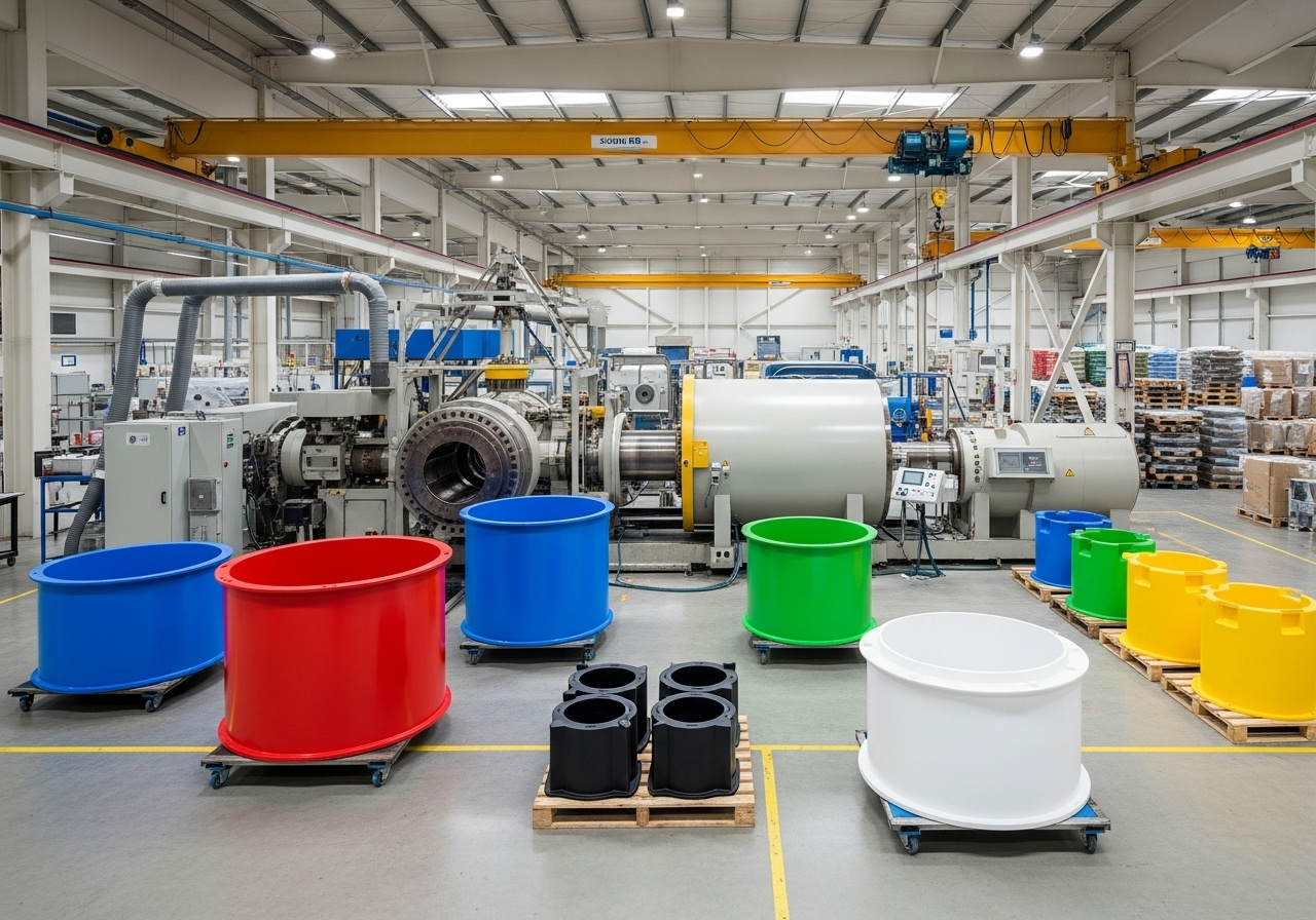 Rotational Molding Systems - Industrial equipment MRM-Series with detailed technical specifications and certifications