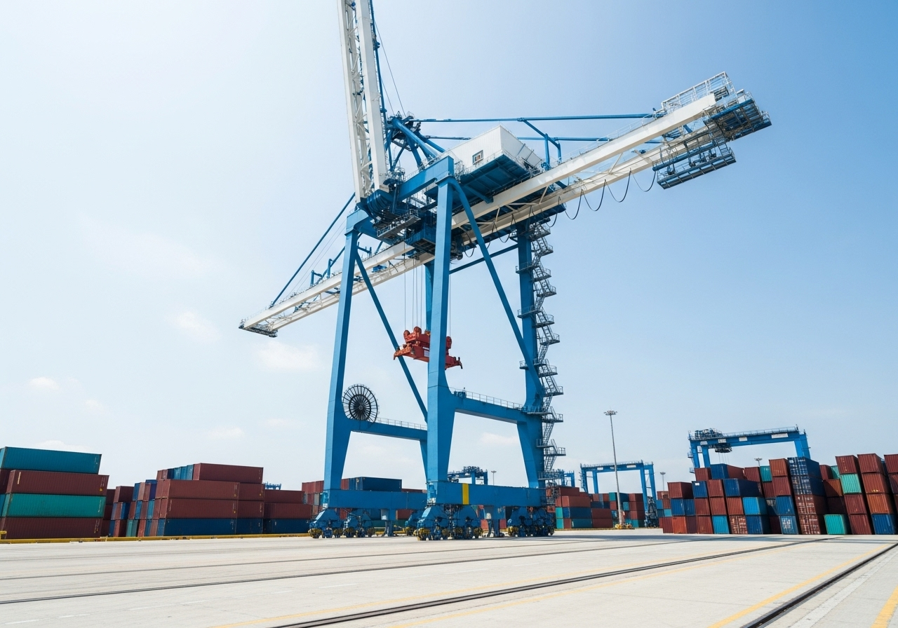 STS Cranes (Ship-to-Shore) - Industrial equipment MSTS-Series with detailed technical specifications and certifications