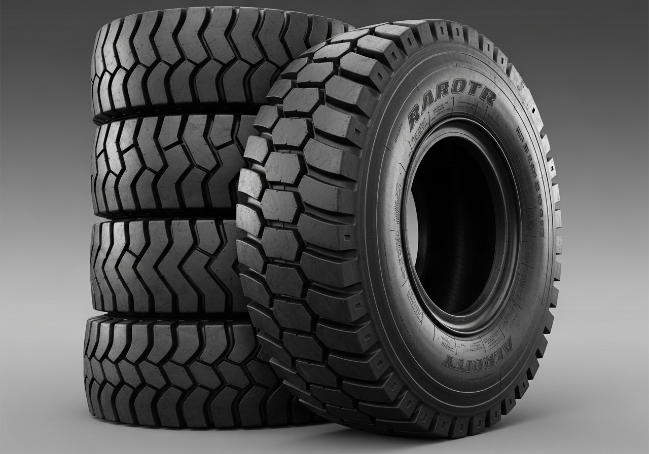 Off-the-road OTR mining tyres in all sizes for haul trucks, loaders, and light vehicles