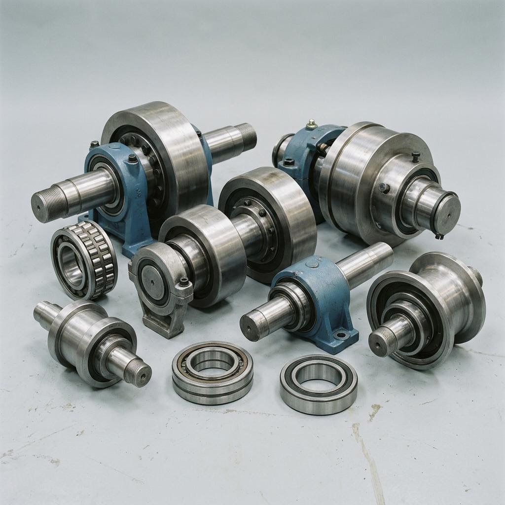 Crane Rollers & Guide Rollers - Industrial equipment MGR-Series with detailed technical specifications and certifications