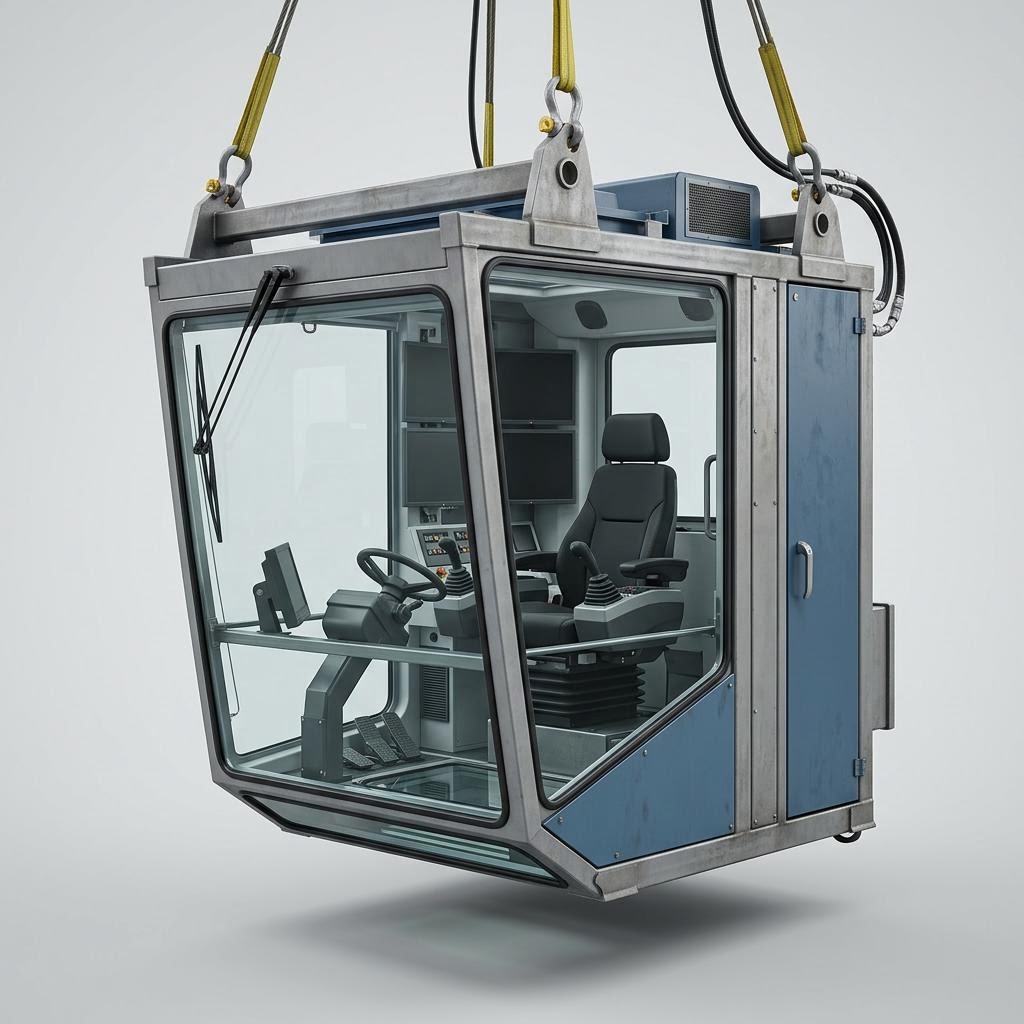Crane Operator Cabins - Industrial equipment MOC-Series with detailed technical specifications and certifications