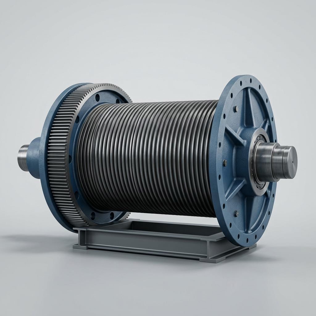 Hoist Drums & Boom Hoist Drums - Industrial equipment MHD-Series with detailed technical specifications and certifications