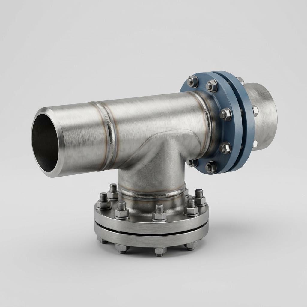 Target Tees with Clamp Connectors - Industrial equipment MTT-Series with detailed technical specifications and certifications