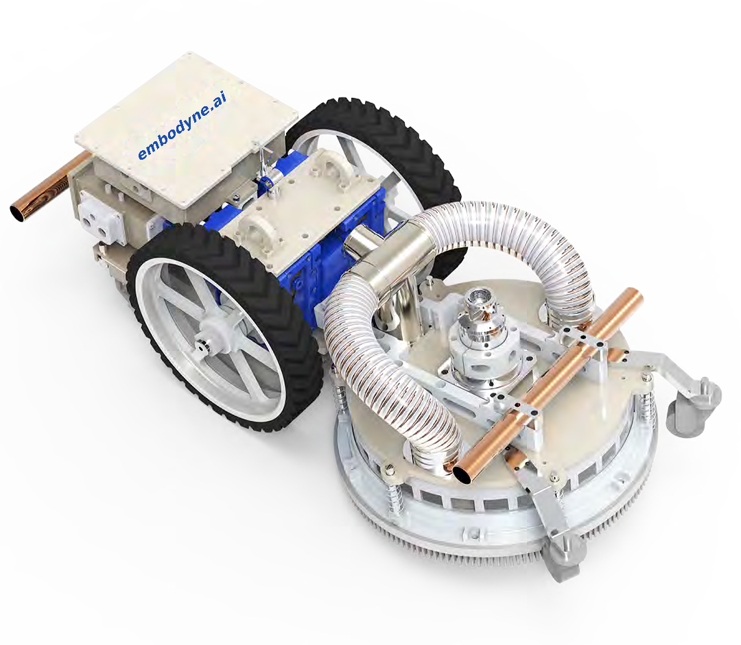 embodyne.ai Compact UHP Hydroblasting Crawler: MR-03