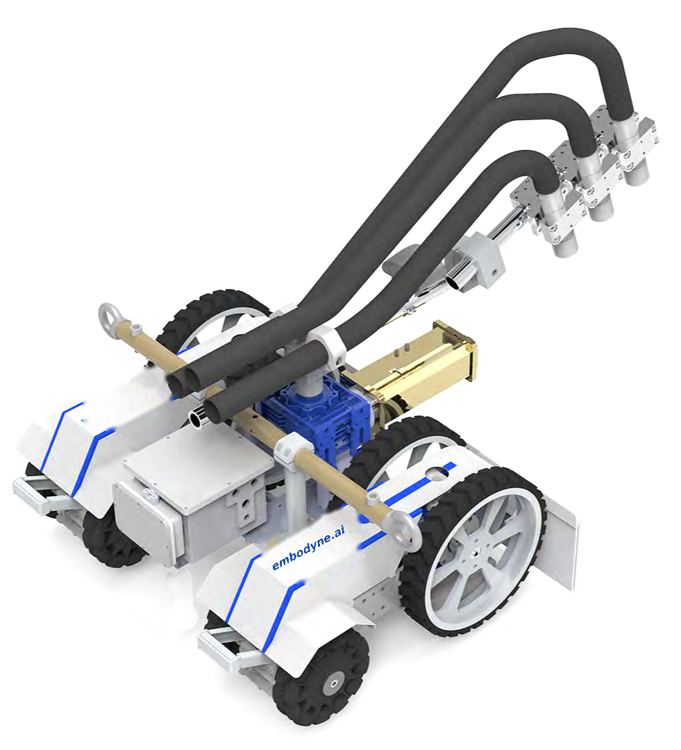 embodyne.ai Swing-Arm Sandblasting Crawler: M-04