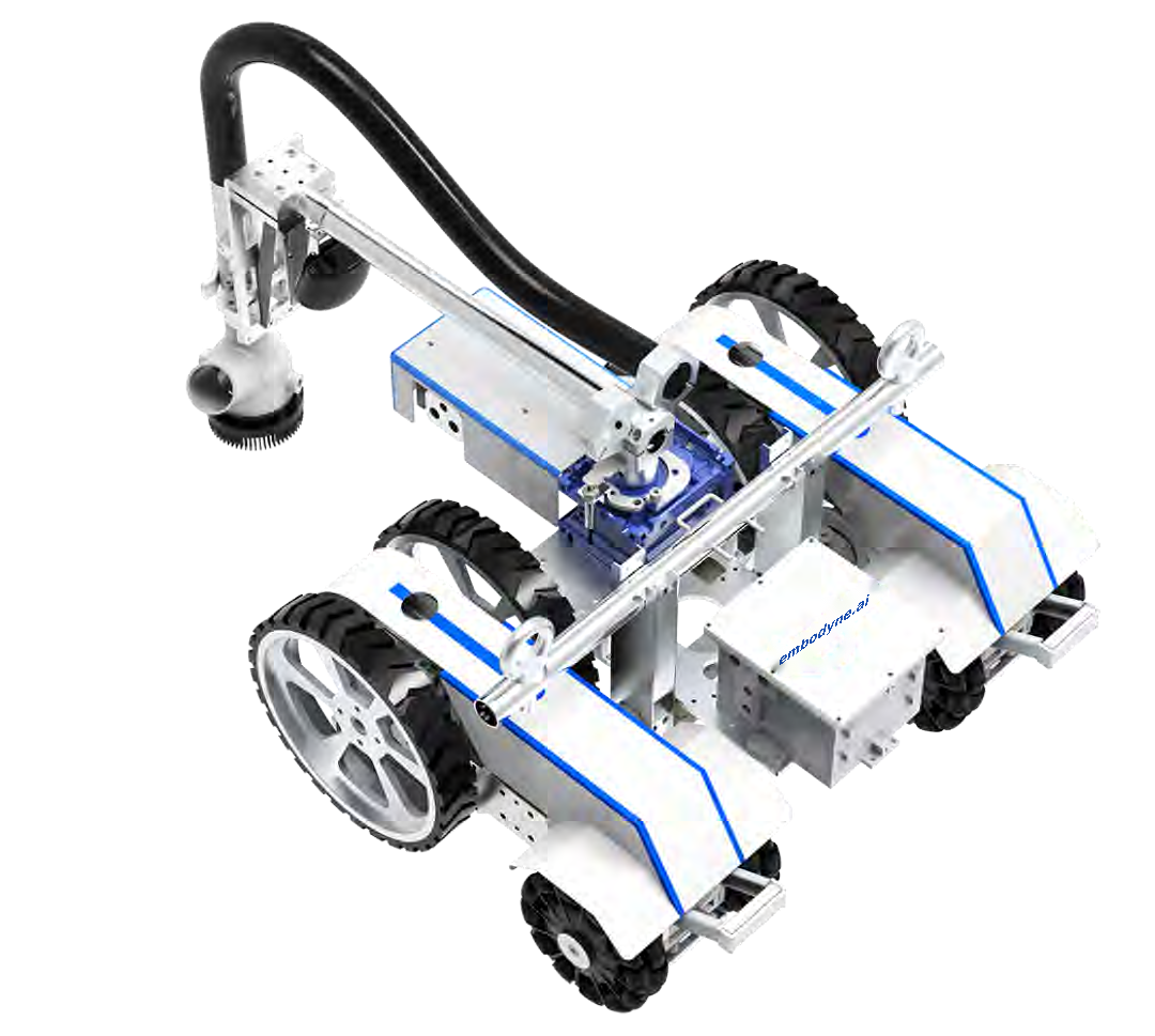 embodyne.ai Vacuum-Recovery Sandblasting Crawler: M-04 R
